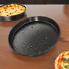 [Liquidación de fin de existencias] Molde para hornear pizza para horno, Molde para base de pizza 6/7/8/ 9 pulgadas Molde negro para pizza