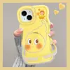 Funda de Teléfono Móvil de Dibujos Animados Adecuada para Apple 17Promax Iphone15 Doble Soporte 16 Linda 14 Nuevo Modelo Femenino 13