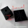Patas de Sofá Anguladas de Plástico de 100 mm de Alto Patas de Cama y Gabinete de Plástico Patas Cuadradas para Muebles