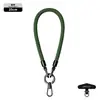 Nuevo cordón para teléfono móvil 6MM resistente para colgar en el cuello ajustable para exteriores anti-pérdida delicada cuerda trenzada para muñeca negra