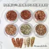 Decoração de Arte de Unhas com Glitter Marrom Quente para Outono e Inverno, Pó de Glitter Marrom Cervo Super Fino Material para Unhas