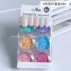 Polvo Brillante para Uñas con Lentejuelas, Nuevo Polvo de Uñas de Moda, Pegatinas Brillantes de Colores, Decoraciones Láser Brillantes para Uñas