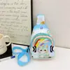 Riñonera Infantil, Bolso Cruzado Casual de Moda para Niños y Niñas, Monedero de Hombro Lindo de Dibujos Animados, Bolso de Hombro Pequeño Mini Moderno y Genial