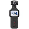 Cámara Deportiva de Alta Definición 5K, Cámara de Bolsillo para Exteriores y Ciclismo, Antivibración, Pantalla Táctil, con Reconocimiento Facial, Lente Giratorio Eléctrico