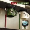 Porta-rack de pared sin perforaciones para vaso de cepillo de dientes y vaso bucal con ventosa Magnético Succión Hogar Baño Lavado suit Rack