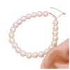 Collar de Perlas de Moda Simple Personalizado Cadena Clavicular Colgante de Perlas Cadena para Suéter Joyería Transfronteriza Temperamento Exquisito y Elegante