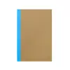 Cuaderno de cosido A5 de Papel Kraft Retro Exportación Transfronteriza Color Puro Tira Trasera de Color Cuaderno con Línea de Coche Se Puede Personalizar