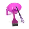Kit de Coloração de Cabelo Atacado Tigela para Coloração de Cabelo Conjunto de Três Peças para Cabeleireiro Pente Pincel para Óleo Salão de Cabeleireiro Doméstico Suprimentos Profissionais