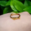 2025 Nova Transmissão ao Vivo Joias de Ouro Falso 24K Anel Rosa Feminino Anel de Ouro de Areia Vietnamita Atacado