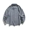 Camisa de manga larga a cuadros retro de moda estilo japonés Rumeng, unisex, corte holgado, adecuada para otoño, versátil para estilo callejero y uso casual