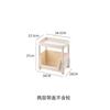 Estante de Almacenamiento Multicapa Estilo Ins con Ruedas para Snacks y Artículos Varios Carrito Móvil Artefacto de Almacenamiento para Dormitorio