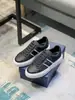 Zapatos Casuales para Hombre D's 2024 Azul con Cordones al Frente Punta Redonda Versátiles para el Día a Día Tenis Loafers de Piel Genuina