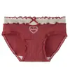 Ropa Interior Roja Nueva para Niñas Algodón Puro 10A Antibacteriana Entrepierna Extendida Año Zodiacal de Chica Dulce Calzones para Mujer