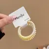 Anillo para el pelo de línea telefónica con degradado de primavera y verano, cuerda para la cabeza para mujer, nueva cuerda para el pelo de alta gama 2024, banda elástica alta y duradera para el pelo