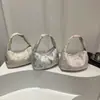 Bolsa de Mão com Textura Moderna Estilo Nacional Comércio Exterior 2025 Nova Versátil Estilo Estrangeiro Simples de Ombro Axilar Transfronteiriça