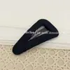 Pasador de Suede Geométrico Simple Retro Estilo Coreano para Mujer, Pinza para Flequillo, Pinza Lateral, Pinza Bb, Pasador Versátil