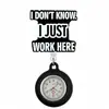 Lindo Dibujo Animado Brillante Elástico Pinza para Insignia de Enfermera Doctor Reloj de Bolsillo de Hospital Reloj de Pecho Pinza Telescópica Reloj para Colgar