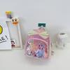 Nova mochila infantil de PU, linda mochila de princesa com desenho animado, bolsa estilosa e moderna para jardim de infância, mochila escolar
