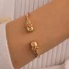 Pulsera de Calavera Retro Plateada Gótica Hip Hop Estilo Oscuro Moda Personalidad para Hombres y Mujeres Transfronteriza Europea y Americana