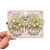 Horquilla Antigua para Niñas Ropa China Antigua Accesorios para el Cabello con Borla Linda Horquilla de Mariposa y Flor Accesorios para Falda Cara de Caballo Tocado