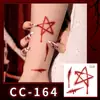 Novos adesivos faciais de maquiagem fosca de Halloween transfronteiriços para festas de feriado, adesivos de tatuagem facial à prova d'água com cicatrizes de terror