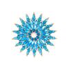 Nueva Moda Francesa Exquisito Broche de Girasol Artesanía Pesada Temperamento Elegante Broche para Mujer Accesorios de Vestimenta Venta al por Mayor