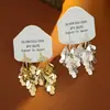 Pendientes de Borla de Cristal de Hielo Super Brillantes con Diseño de Estrella de Ocho Puntas, Estilo Largo, Efecto Adelgazante, Incrustados con Circonitas, Pendientes Elegantes para Mujer