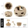 Olla de Cerámica Blanca para Té en Estufa de Cerramiento Tetera de Leche para Té Olla para Hervir Agua Olla Lateral para Hervir Agua