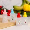 Botella de Salsa Mini Portátil Transfronteriza Bento Botellas Divididas para Salsa Salsa de Tomate Ketchup Botella de Plástico para Exprimir Condimentos