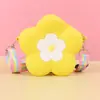 Bolsita de Silicona para Niños con Diseño de Mariposa y Flor, Bolso Cruzado para Niñas, Monedero Lindo de Hombro, Regalo Pequeño, Venta al por Mayor Transfronteriza