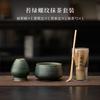 Terno tradicional japonês Matcha Batedor de ovos Matcha Colher Matcha Tigela Matcha Baiben Li Terno de cerimônia Matcha feito à mão