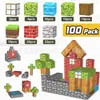 Mi mini mundo caja magnética de imanes bloques de construcción bosque primitivo niños y niñas juguetes educativos paquete completo