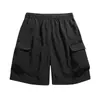 Diretamente do Fabricante, Vendas de Alto Volume, Shorts Esportivos Casuais para Corrida e Trabalho Masculino com Múltiplos Bolsos, Secagem Rápida
