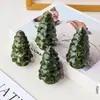 Adorno para Árbol de Navidad Cristal Natural Piedra Bruta Talla de Pino Decoración para Festival en Casa Venta al por Mayor Dropshipping