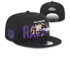 Gorra Bordada de Ala Plana NFL 2024 para Hombre y Mujer Gorra de Equipo de Fútbol Hip-Hop Americano Gorra de Béisbol con Visera Grande para Protección Solar