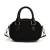 Mini bolso de bolos portátil estilo retro europeo y americano para mujer, estilo casual, a la moda, bandolera roja combinable.