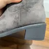 Colección nueva de otoño 2026 súper popular: Botas versátiles, casuales, de caña corta, adelgazantes y hasta el tobillo para mujer con tacón grueso y acabado de gamuza