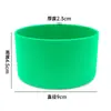 Copo de Água Capa Antiderrapante Capa Inferior de Borracha Copo de Vidro Isolamento Capa de Silicone Transfronteiriça 7,5cm9cm Capa de Copo de Silicone Universal
