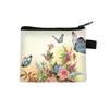 Nuevo Monedero de Alto Valor Serie Mariposa, Lindo Bolso de Almacenamiento con Cierre para Niñas, Monedero Literario para Audífonos