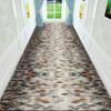 Alfombra para Pasillo Cortable en 3D Pasillo Pasillo Pasillo Escaleras Alfombrilla de Piso Entrada de Puerta Alfombra Larga para el Hogar Hotel Alfombrilla Antideslizante