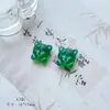 Pássaro Azul Retrô Cruz de Vidro Tcheco Flor Cabeça de Gato Nevoeiro Contas Feito à Mão DIY Material para Joias Acessórios