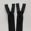 Zíper Invisível Retrorefletor de Nylon Nº 5 Gola de Roupa Bolso de Calça Puxador Retrorefletor Cabeça de Amêndoa Cordão