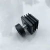 Diámetro 20 base ajustable para soporte de exhibición base ajustable en altura hardware de pie irregular tapón de tuerca de pie ajustable de plástico