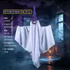 Nuevo producto transfronterizo de Halloween: pequeño fantasma con capucha y manos, decoración espeluznante para el jardín, fantasma colgante con cara fantasmal, perfecto para una fiesta de fantasmas