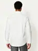 Camisa de manga larga para hombre Amazon transfronteriza, camisa elástica en cuatro direcciones con bolsillos, camisa blanca, ropa para hombre, atuendo profesional sin arrugas