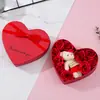 Caja de regalo de flor de jabón de rosa con forma de corazón Regalo para Tanabata Día de San Valentín Regalo para el Día del Maestro para enviar a amigos a enviar a amantes a enviar profesores