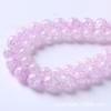 Cuentas sueltas de cristal sintético nuevo al por mayor de vidrio flor explosión púrpura claro comercio Ming fundido pulsera collar accesorios tejidos