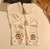 [Estilo Quente do Tik Tok] Proteção Solar Proteção UV Fofo Verão Solto Desenho Animado Meninas Respirável Seda de Gelo Mangas