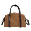 2026 Nuevo Bolso Boston de Felpa y Gamuza Retro Diseño de Nicho para Mujer Versátil para Llevar en la Mano, al Hombro o Cruzado
