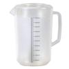 Botella de agua fría para PC de plástico de gran capacidad con escala tetera para leche olla para jugo engrosada resistente a caídas resistente al calor taza medidora